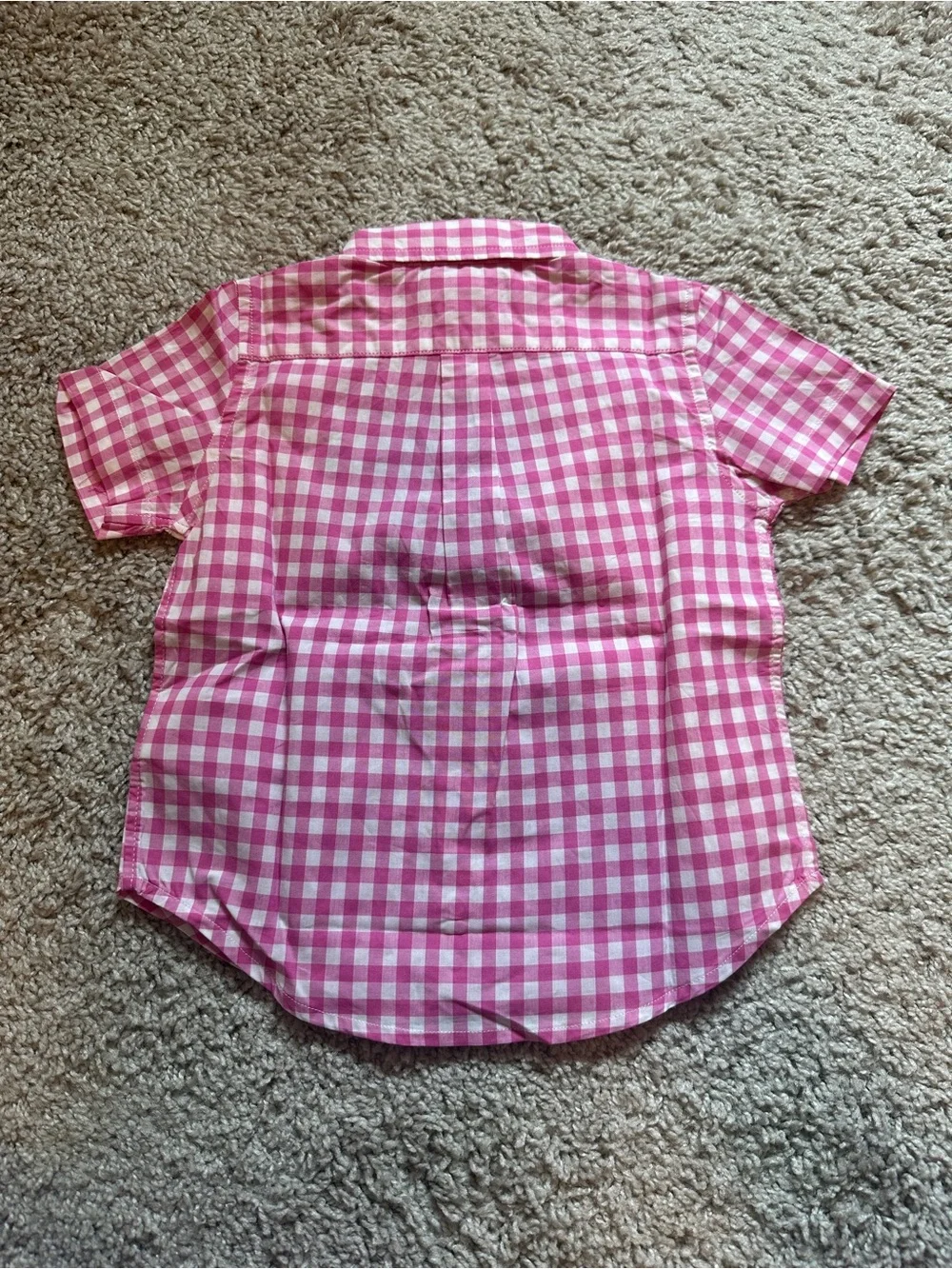 Ralph Lauren Baby Boy Gingham Cotton Poplin Short-Sleeve Shirt 18M